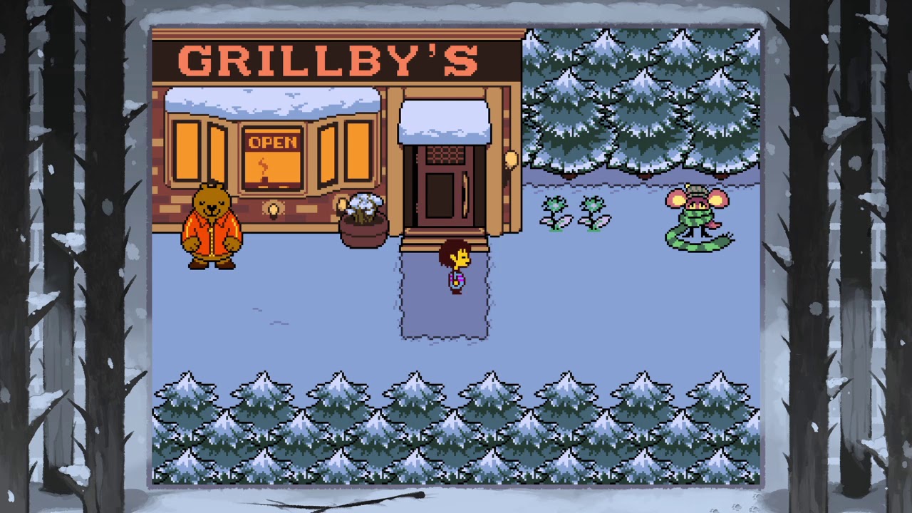 Карта undertale сноуден