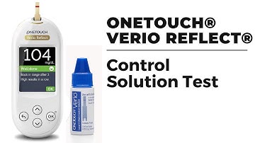 Use Control Solution - One Touch Verio Reflect