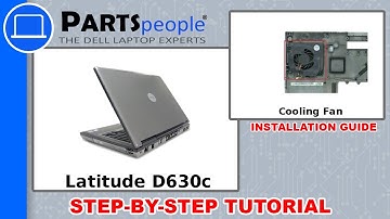 Dell Latitude D630c (PP24L) Cooling Fan How-To Video Tutorial