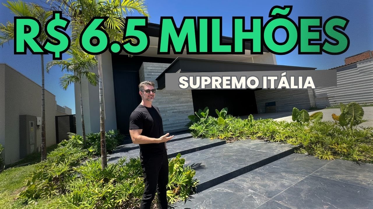 Mansão de R$ 6.5 Milhões - Supremo Itália, em Cuiabá!