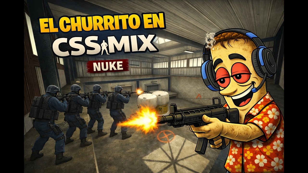 GANÁBAMOS LA PARTIDA… HASTA QUE PASÓ ESTO 💀 | CS:S MIX NUKE