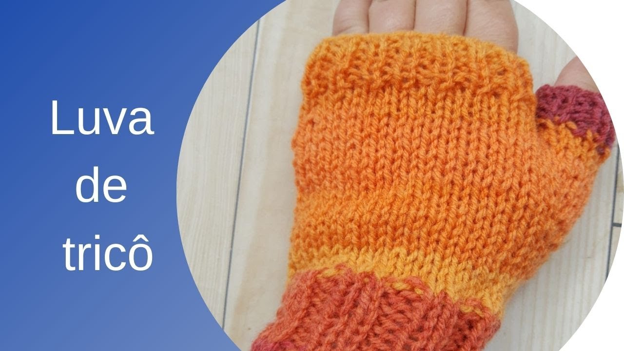 Luva de tricô