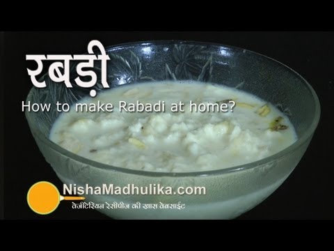 Rabri Recipe Video, How To Make Rabri