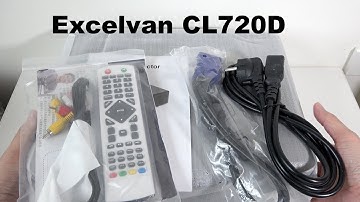 Excelvan CL720D LED Projector with Digital TV Slot Unboxing