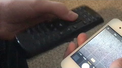 check your TV REMOTE batteries with your cell phone camera life hack