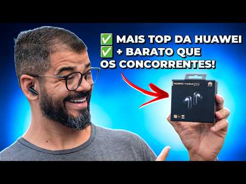 O FONE MAIS TOP DA HUAWEI! FREEBUDS PRO 5 DESAFIA SAMSUNG E APPLE 😳