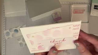 Craft with me-Using a homemade stencil to create amazing effects for handmade cards!