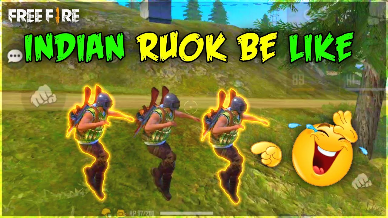 Indian Ruok Be Like 🤣🤣 Ruok Playin Solo Vs Squad Be Like | Ruok Funny Editing Be Like 