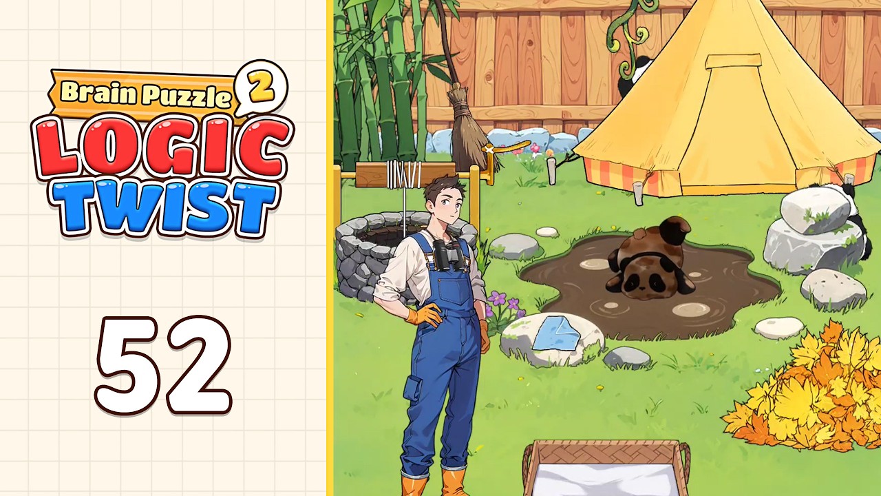 Brain Puzzle 2: Logic Twist Level 52 Find Panda | Complete