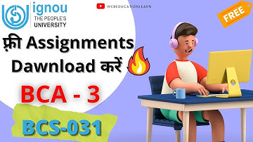 BCS031 Solved Assignment 2021-22 🔥 | BCA 3rd semester Handwritten | Solved Assignment Free PDF. 🥰👍