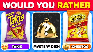 Would You Rather…? MYSTERY Dish Edition 🍕🍽️
