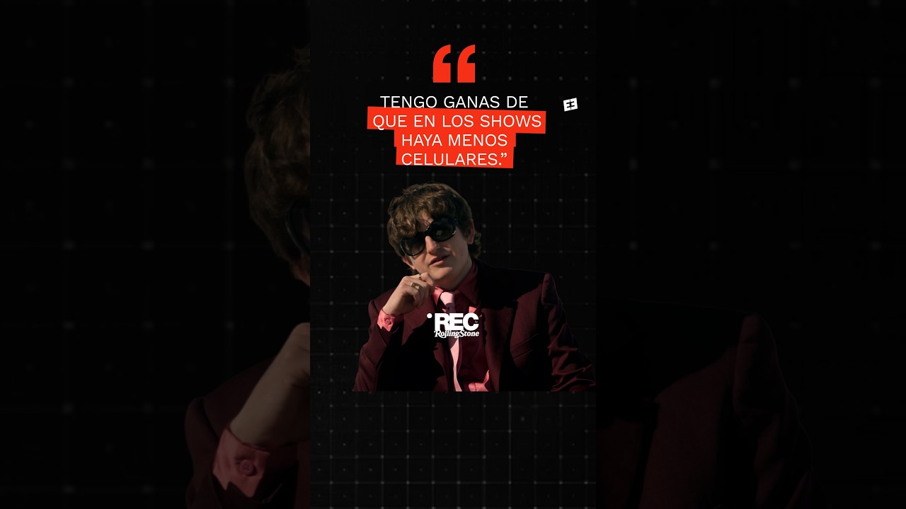 Menos REC, más recital. 📵