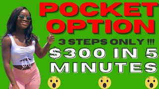 EASIEST POCKET OPTION/HFX/BINARY OPTIONS 3 STEP STRATEGY FOR BEGINNERS!!  MONEY IN MINUTES!!!