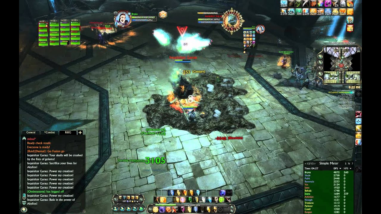 Inquisitor Garau, Cleric Tank PoV