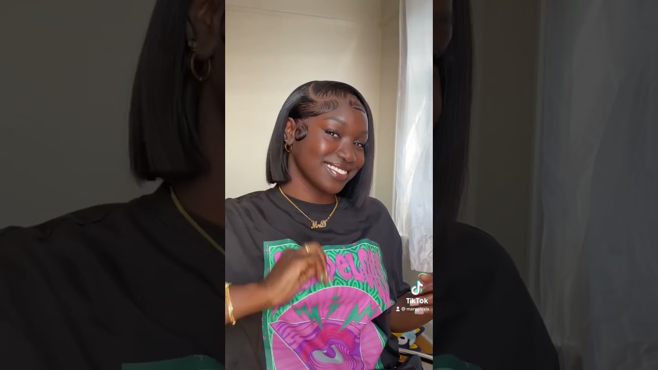 Frontal Bob Wig Install 😍😍 