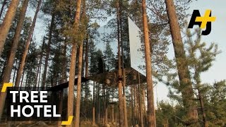 A Tree Hotel Made Of Six Unique Cabins