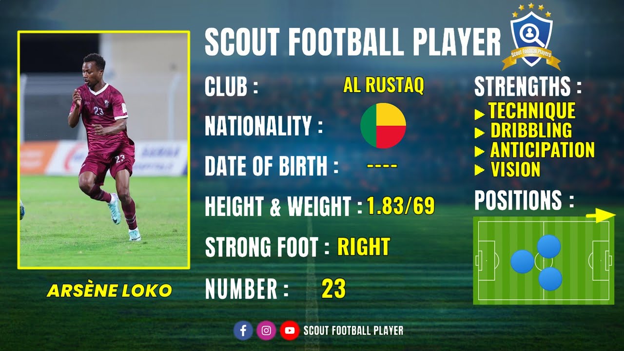 ARSÈNE LOKO 🔵 MIDFIELDER 🔵 AL RUSTAQ 🔵 BEST OF 2024/25 FHD