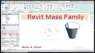 Video19 Part 1- Revit Mass Family - Massing First Approach-Work Plane