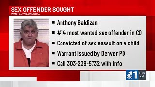 WANTED: #14 most wanted sex offender sought in Colorado