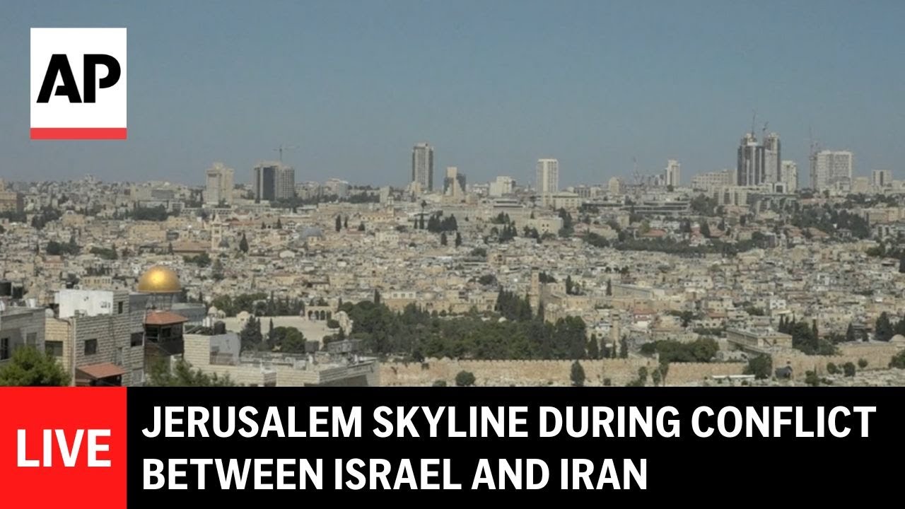 LIVE: Jerusalem skyline during conflict between Israel and Iran