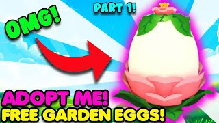 I'm Giving Away *FREE GARDEN EGGS* In Adopt Me! NEW GARDEN PETS!!