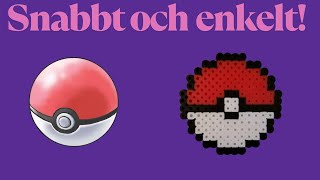 Hur du gör en Pokéball Pärlplatta Steg för Steg