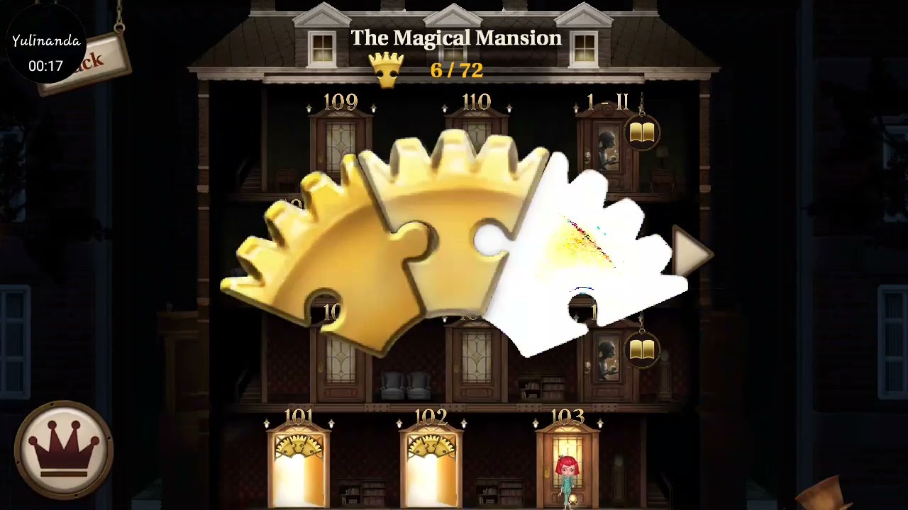 Room's the Toymakers Mansion, the magical mansion level 102, 103