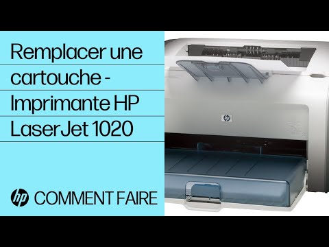 Remplacer une cartouche - Imprimante HP LaserJet 1020 - YouTube
