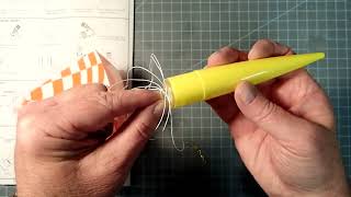 Estes "Mongoose" model rocket assembly