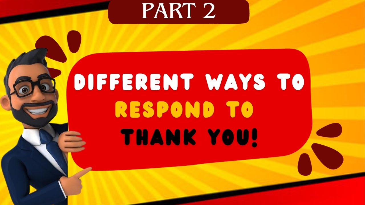 English Conversation | English Dialogues | How to response to Thank you ...