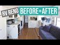 RENOVATED RV BEFORE AND AFTER 🚌 Renovated RV Tour | See Motorhome Remodel & Get RV Renovation Tips