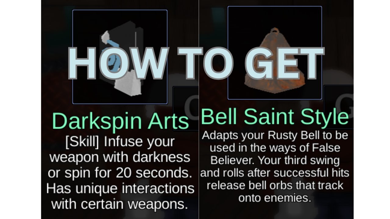 Where to get Darkspin Arts and Bell Saint Style | Pilgrammed - YouTube