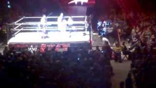 WWE Tour, Manchester- 12.04.2015- Jimmy Uso & Jojo Dance