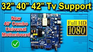 Universal Board Installation Process In Led Tv || Combo Motherboard Installation || T.R67.801