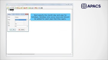 Apollo APACS configuring timezone