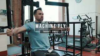 How to perform a machine chest fly