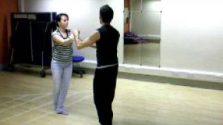 Salsa routine 2010 part 2 with music.AVI