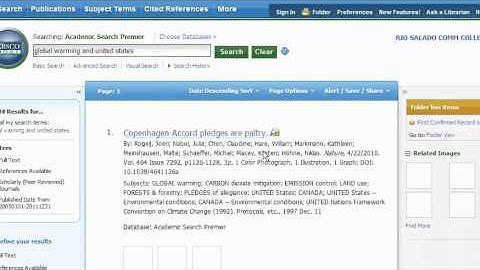 EBSCO Academic Search Premier Tutorial