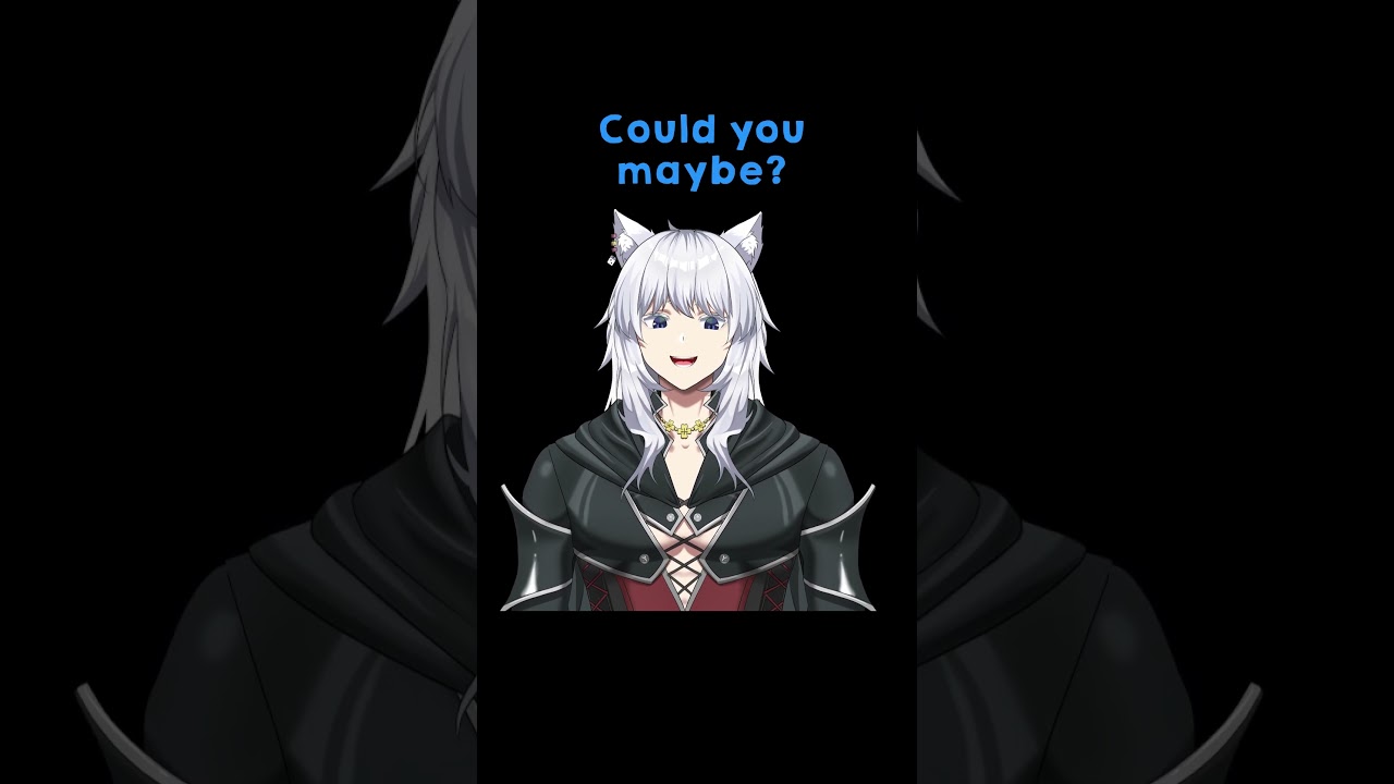 new english vtuber ask for your sub.  