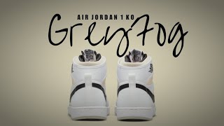 GREY FOG 2022 Air Jordan 1 KO DETAILED LOOK + RELEASE DATE