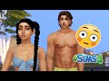 CAUGHT IN THE POOL | SORRY DAD | PUBERTY | SIMS 4