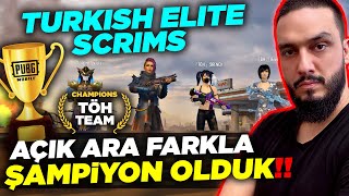 KAZANDIK ! TURKISH ELITE SCRIMS (HERKES VAR ABUMASHAL-TDM) - PUBG Mobile