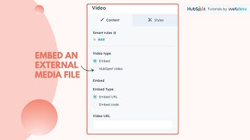 How-to Embed an external media file in HubSpot.