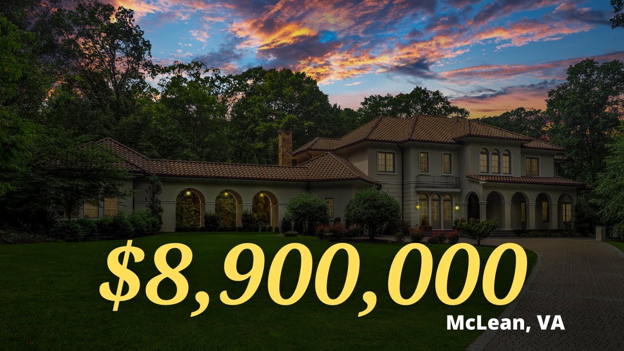 $8.9 Million McLean Virginia Mansion | Luxury Real Estate