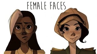 Sketch #2 - female faces