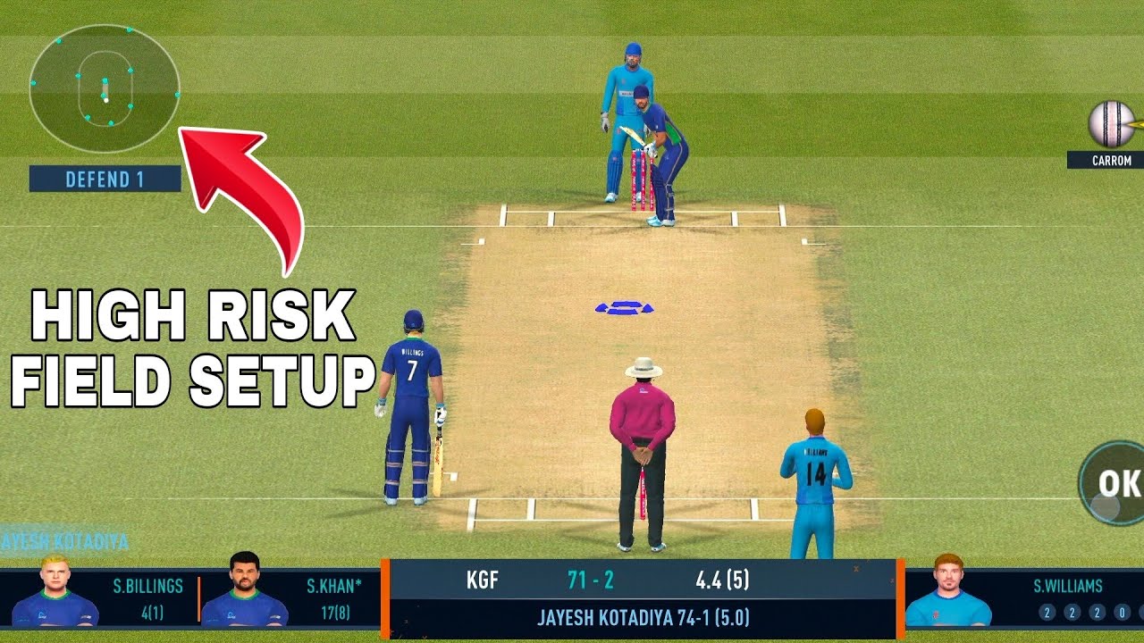Need High Risky Field Setup For Last Ball Decider Match | Real Cricket ...