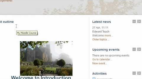 Moodle 2 Navigation Students