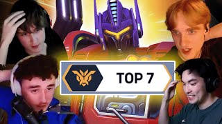 Streamers React To The Rank 1 Avoided Reinhardt Pt.7