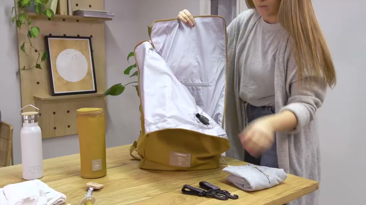 LÄSSIG Diaper Backpack Rolltop