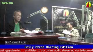 DWXI 1314 AM Live Streaming Thursday - May 16, 2024) #dailybreadmorningedition